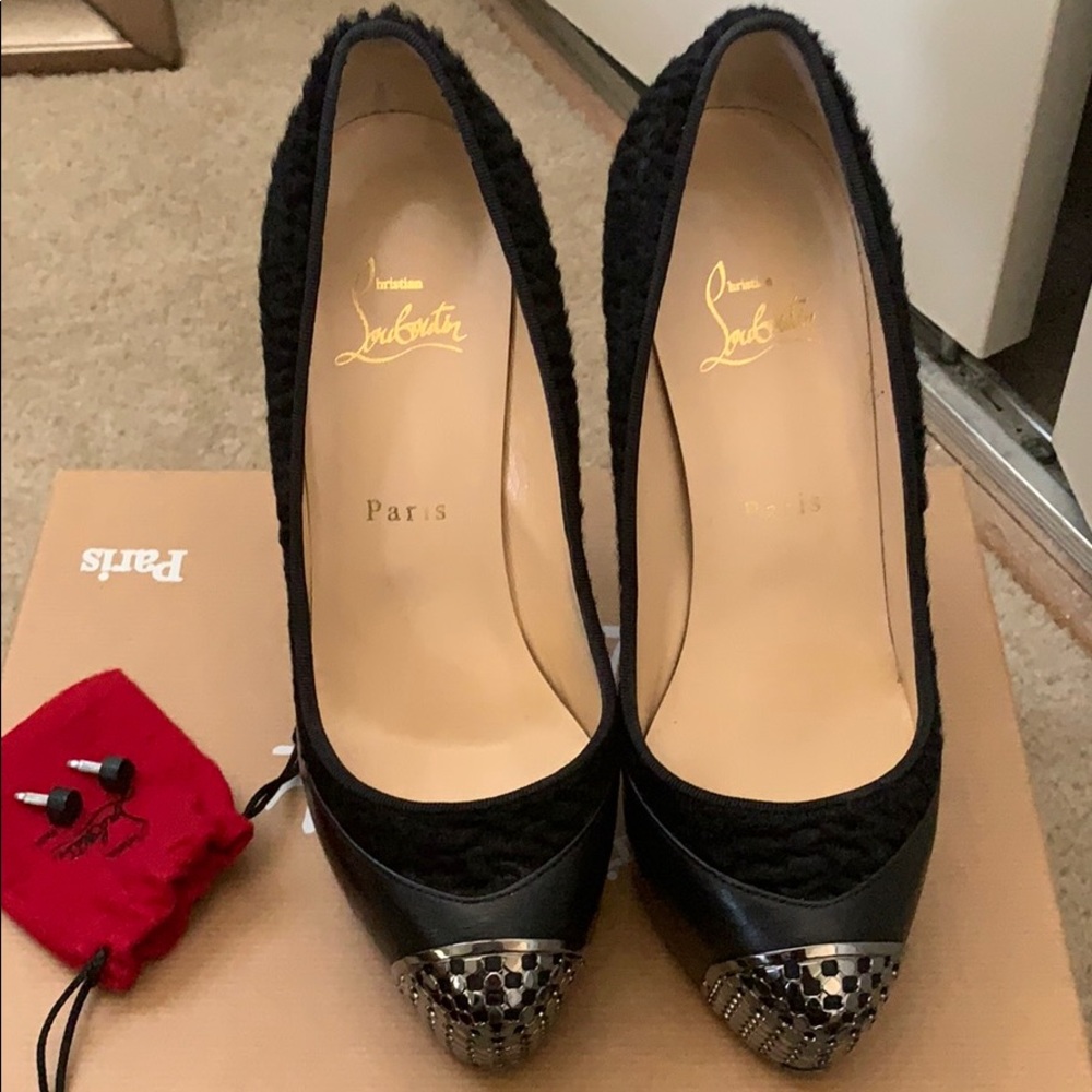Authentic Christian Louboutin Maggie 140 Pltfrm